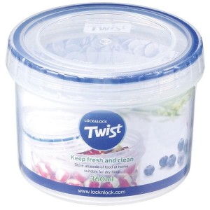 DÓZA NA POTRAVINY TWIST KULATÁ, 360ML