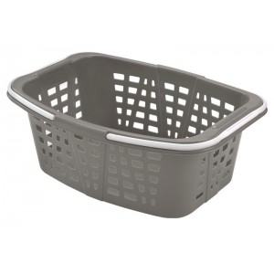 KOŠ NA ČISTÉ PRÁDLO, 26L,PLAST, 57X40X20CM,TAUPE