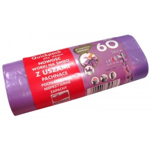 S&Aacute;ČKY DO KO&Scaron;Ů S UCHY 60L/18KS, S VŮN&Iacute; LEVANDULE