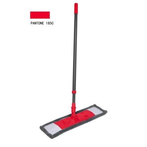 MOP NA PODLAHU S NÁSADOU ČERVENÁ/ŠEDÁ 1,2CM,39X10