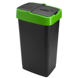 KOŠ NA ODPADKY 60L, PLAST, 40X33X67 CM