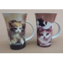 Hrnek na caf&eacute; latte - kočky 590ml