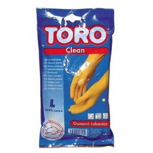 gumové rukavice TORO,  velikost L 