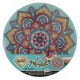Diamantový obrázek na plátně 30cm- Mandala tyrkysová
