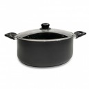 KASTROL SE SKL.POKLIC&Iacute; NERO KITCHISIMO 28X11CM 6L