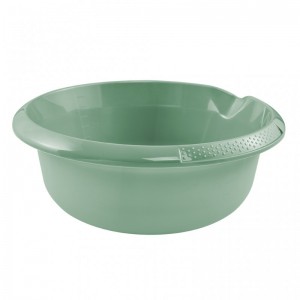MISKA KULAT&Aacute; S V&Yacute;LEVKOU 28X11CM, 3,5L,SEV.ZELEN&Aacute;
