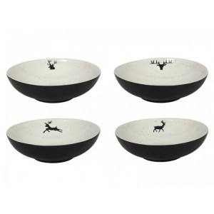 MISKA MOTIV SOB ?18CM, ČERN&Aacute;, ASSORT