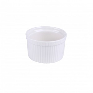 MISKA NA CREME BRULEE 11,5X11,5X5,2 PORCEL&Aacute;N B&Iacute;L&Aacute;