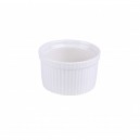 MISKA NA CREME BRULEE 8,7X8,7X5,4CM PORCEL&Aacute;N B&Iacute;L&Aacute;