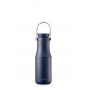 Nerezov&aacute; termoska s uchem LOCK Metro 470ml modr&aacute;
