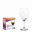 SADA SKLENIC NA ČERVEN&Eacute; V&Iacute;NO 250 ML, 2KS, SKLO