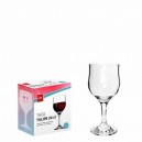 SADA SKLENIC NA ČERVEN&Eacute; V&Iacute;NO TULIPE 240ML,2KS,SKLO