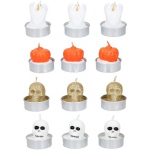 SV&Iacute;ČKA ČAJOV&Aacute; HALLOWEEN 3KS, 4 ASSORT