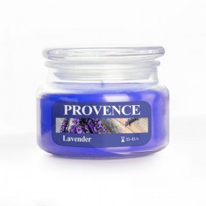 Vonn&aacute; sv&iacute;čka ve skle PROVENCE 45 hodin levandule