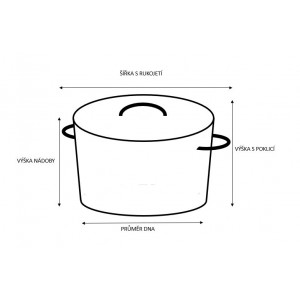 Kastrol s poklicí KITCHISIMO Bianco 20cm nepřilnavý povrch Kastrol s poklicí KITCHISIMO Bianco 20cm nepřilnavý povrch