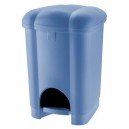 Koš na odpadky CAROLINA, objem 16 l, modrý