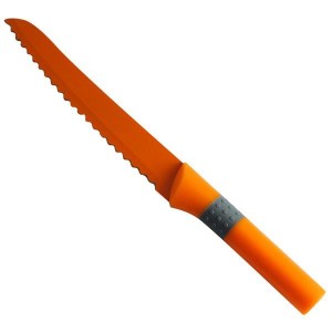 Nůž na chléb, 20,5cm, oranžový