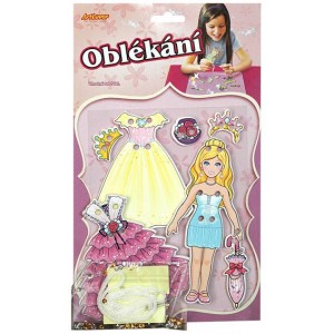 Oblékání- panenka blondýnka