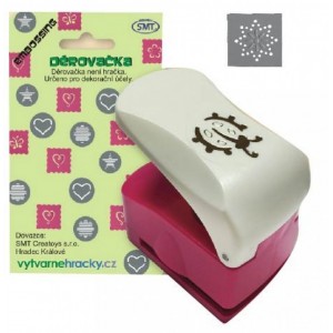 Obrysové děrovačky s embossing efektem - hvězda