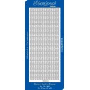 Obrysov&eacute; samolepky- Bordury siln&eacute; vzor- stř&iacute;brn&eacute;