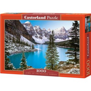 Puzzle 1000 dílků- Jewel of the Rockies, Canada
