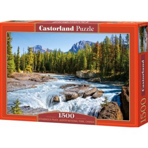 Puzzle 1500 dílků- Athabasca river, Kanada