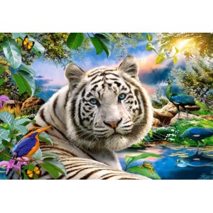 Puzzle 1500 dílků- Tygr