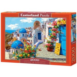 Puzzle 2000 dílků- Jaro na Santorini
