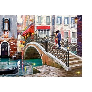 Puzzle 2000 dílků- Most v Benátkách