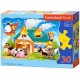 Puzzle 30 dílků - Hasiči v akci