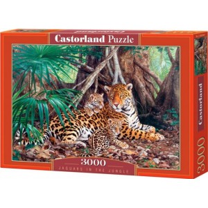 Puzzle 3000 dílků- Jaguaři