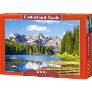 Puzzle 3000 dílků- Jezero Missurina, Itálie