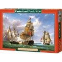 Puzzle 3000 dílků- Kopie "Combat between the French Frigate"