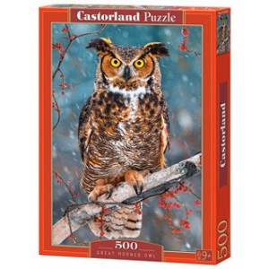 Puzzle 500 dílků- Výr ušatý