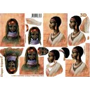 3D papíry pro vystřihování- Afrika 1