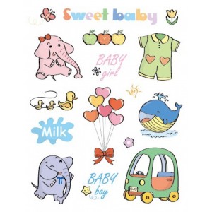 Razítka gelová - Gelová razítka - "Sweet Baby"