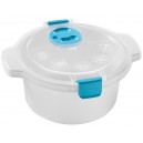 DÓZA DO MIKROVLNNÉ TROUBY S VÍKEM 1,4L, PLAST, 19X