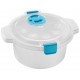 DÓZA DO MIKROVLNNÉ TROUBY S VÍKEM 1,4L, PLAST, 19X