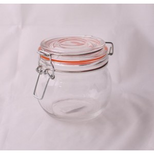 Dóza sklo, patentní uzávěr, 450 ml